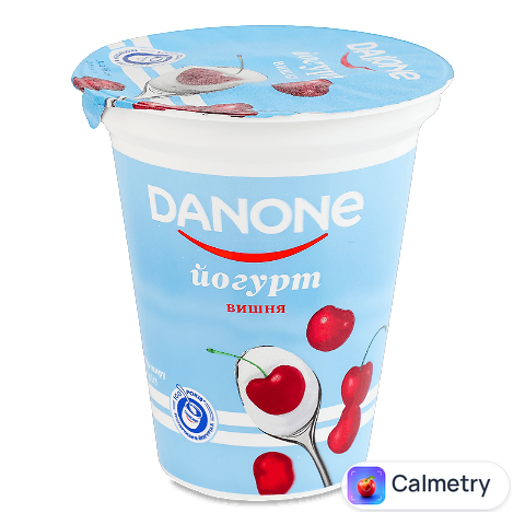 Йогурт Danone Вишня 3,2%, стакан, 260г