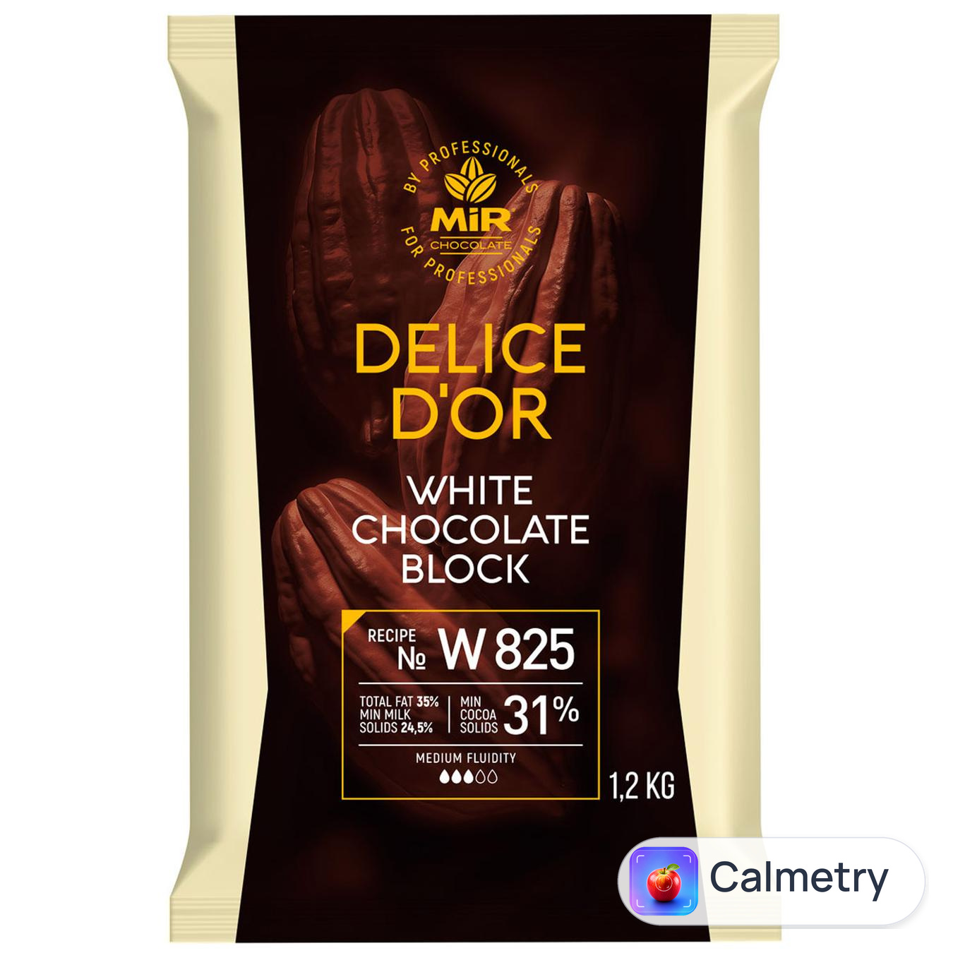 Шоколад білий MiR Delice D'or W825 31% 1,2кг