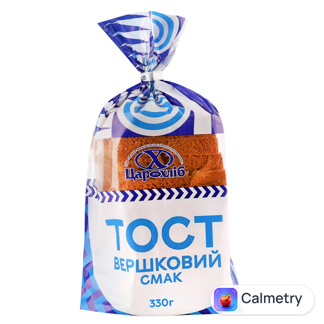 Хліб Цар хліб Тост Вершковий 330г