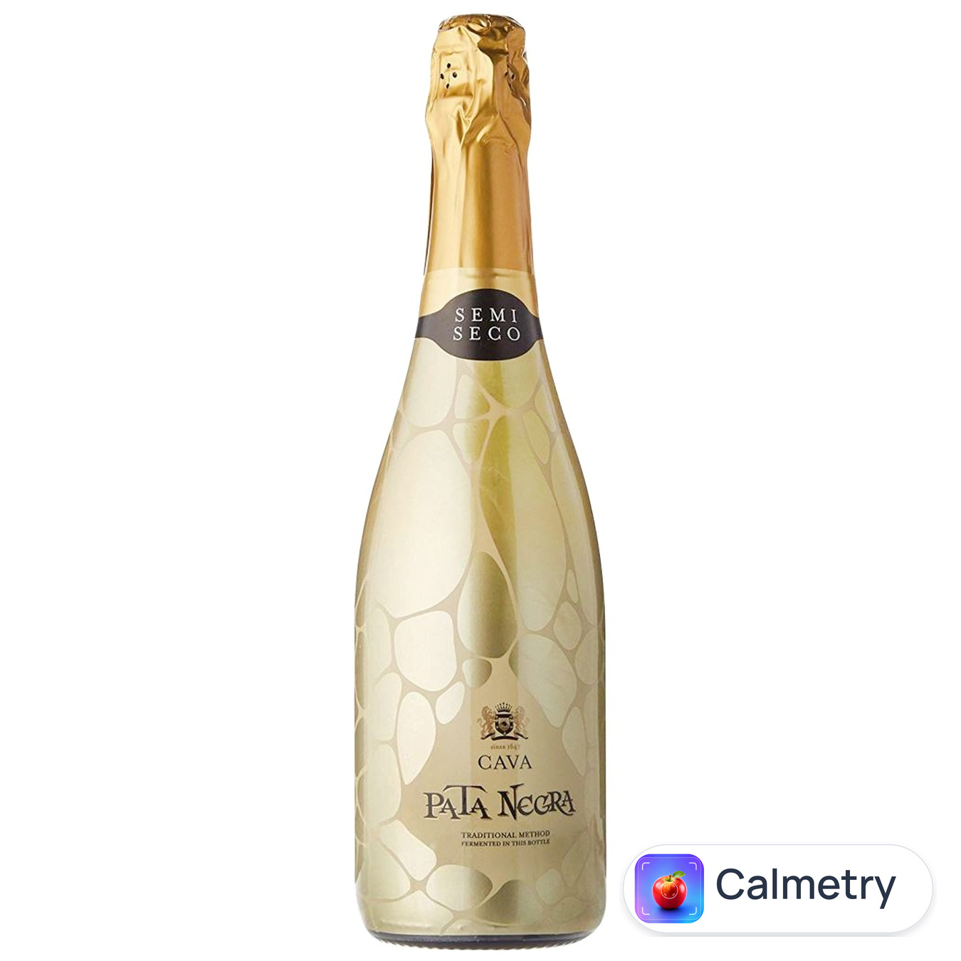 Вино ігристе Pata Negra Cava біле напівсухе 11,5% 0,75л