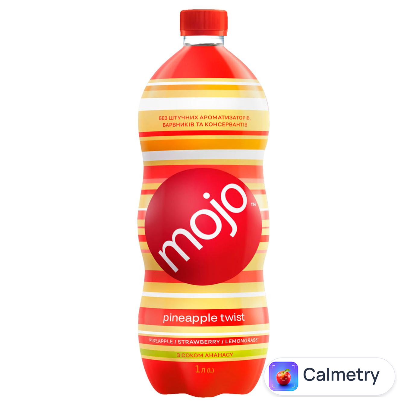 Напій газований Mojo Pineapple Twist з соком ананасу 1л — фото продукту