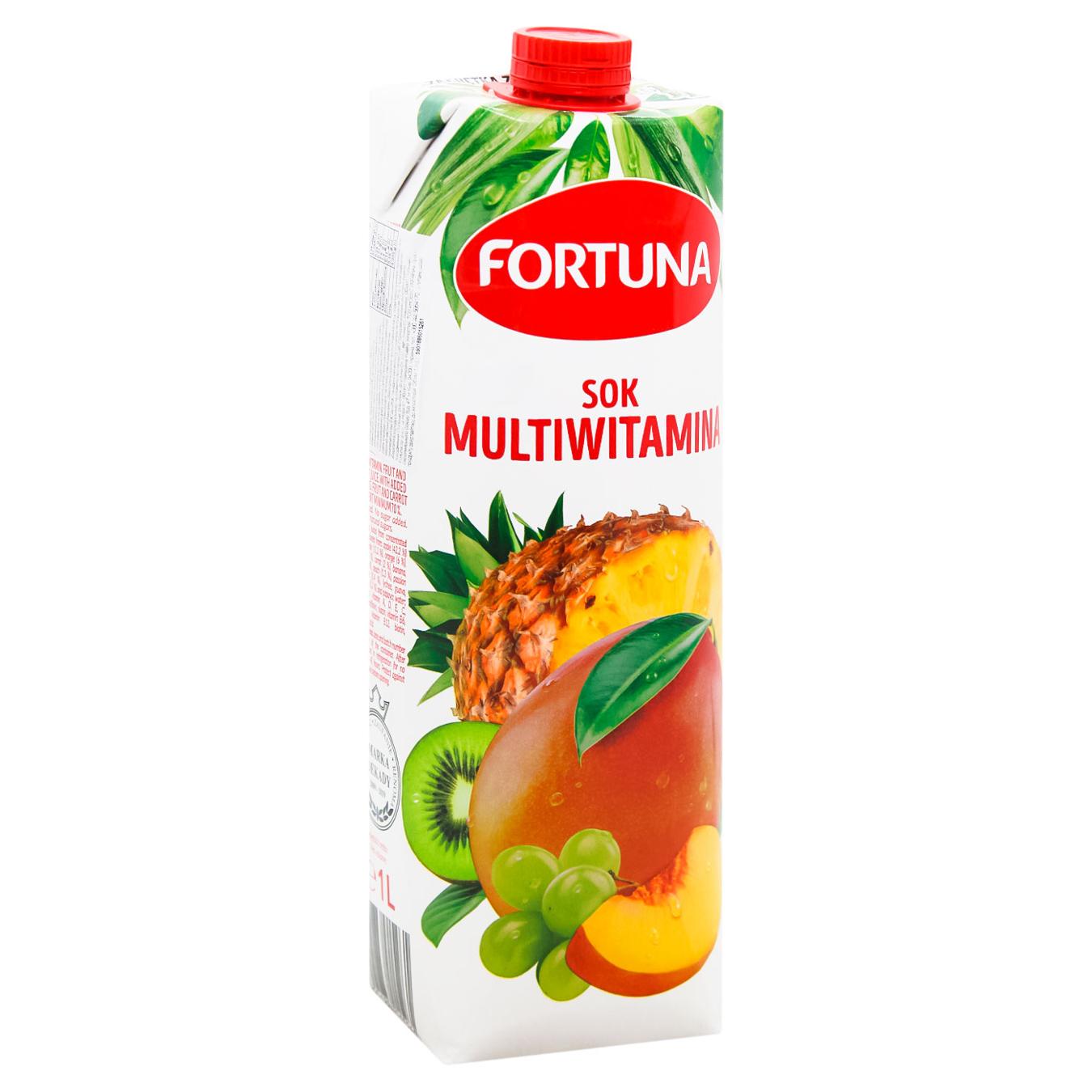 Сік Fortuna Мультивітамін 1л — фото продукту
