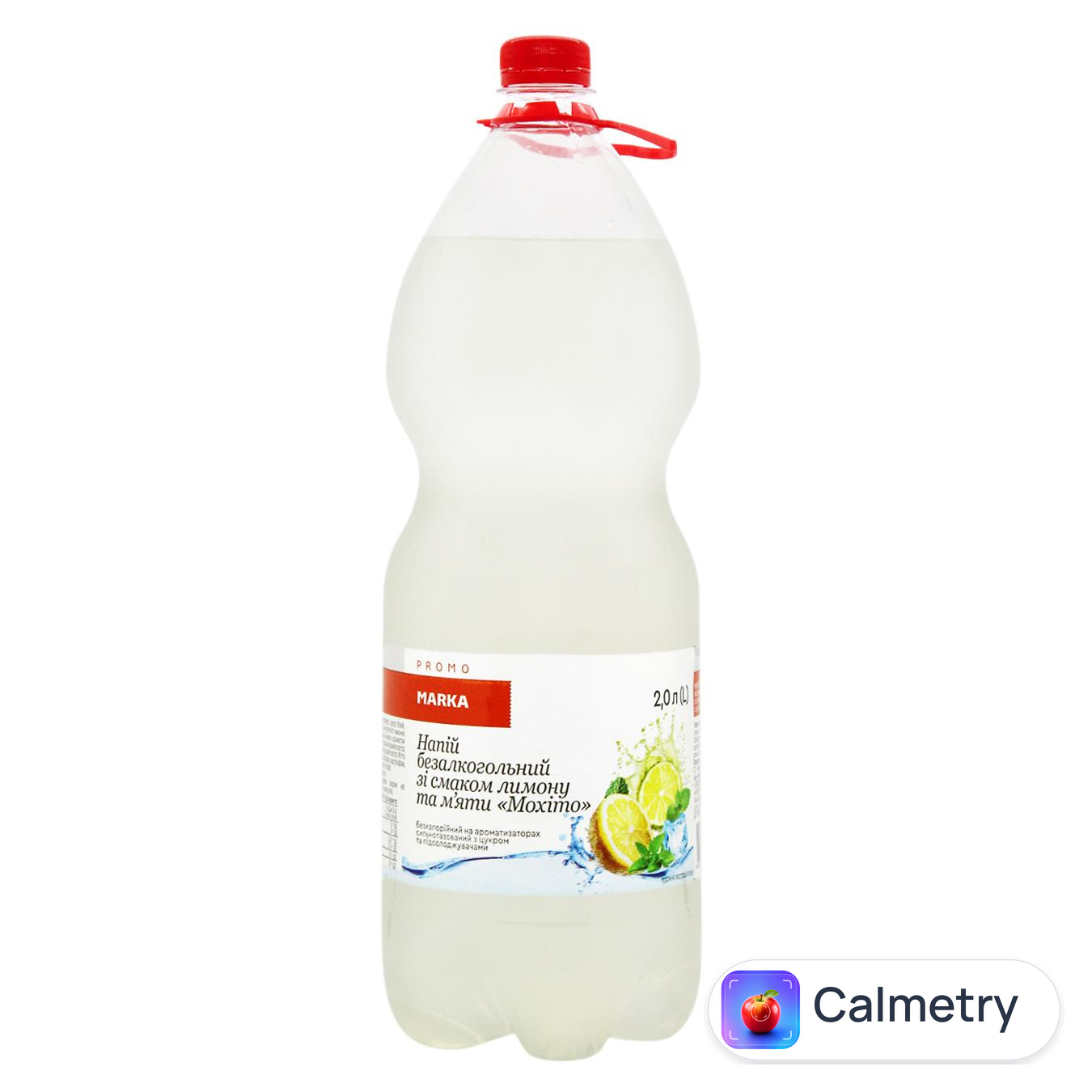 Напій газований Marka Promo Мохіто зі смаком лимону та м'яти 2л — фото продукту
