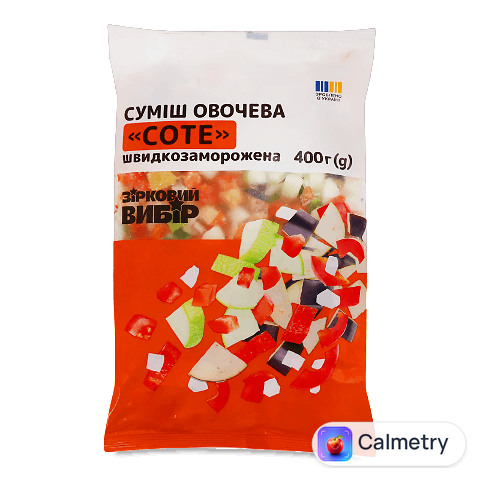 Суміш овочева Зірковий вибір Соте швидкозаморожена, 400г