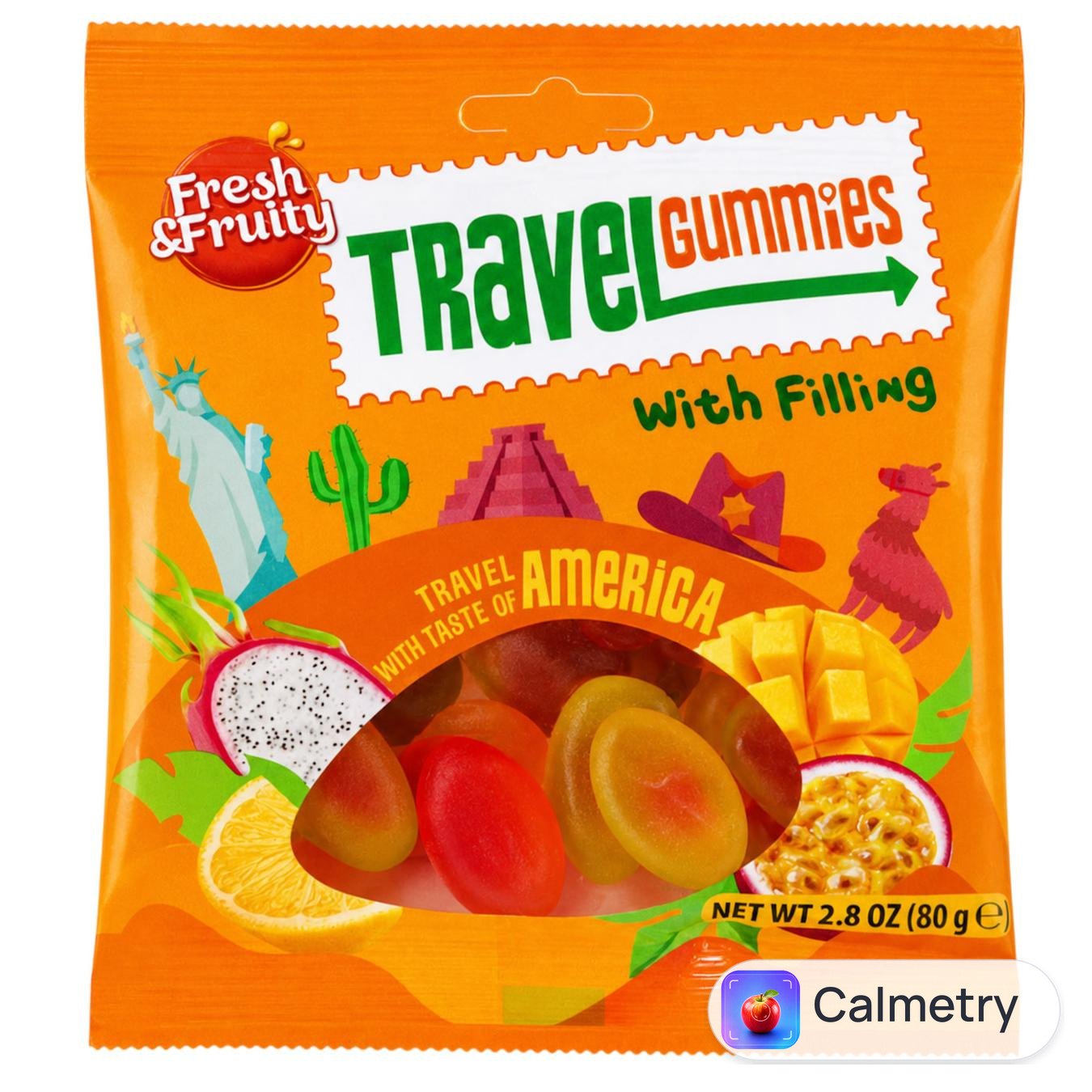 Цукерки Wawel Travel America 80г — фото продукту