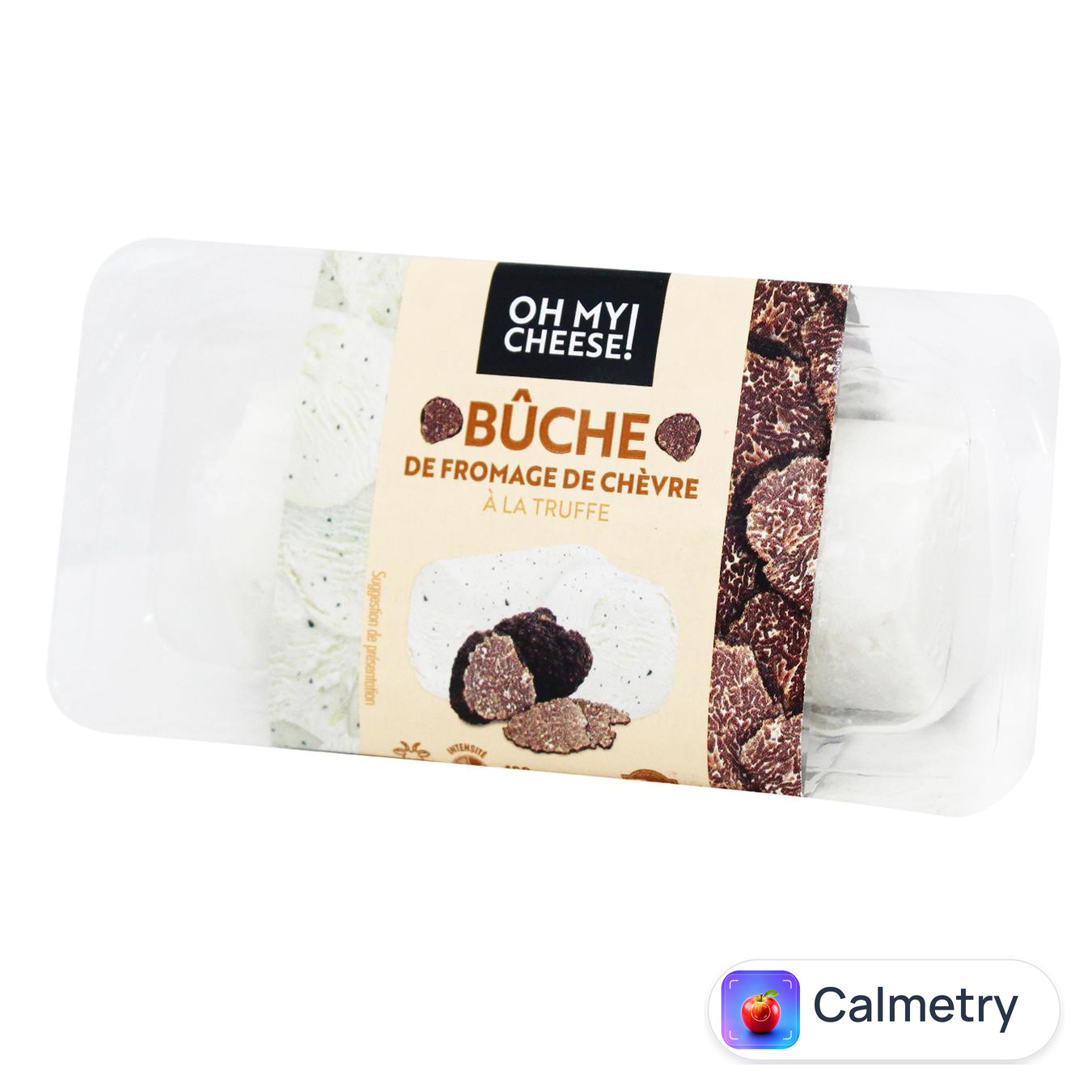 Сир Oh My Cheese! з козячого молока з трюфелем 45% 100г — фото продукту