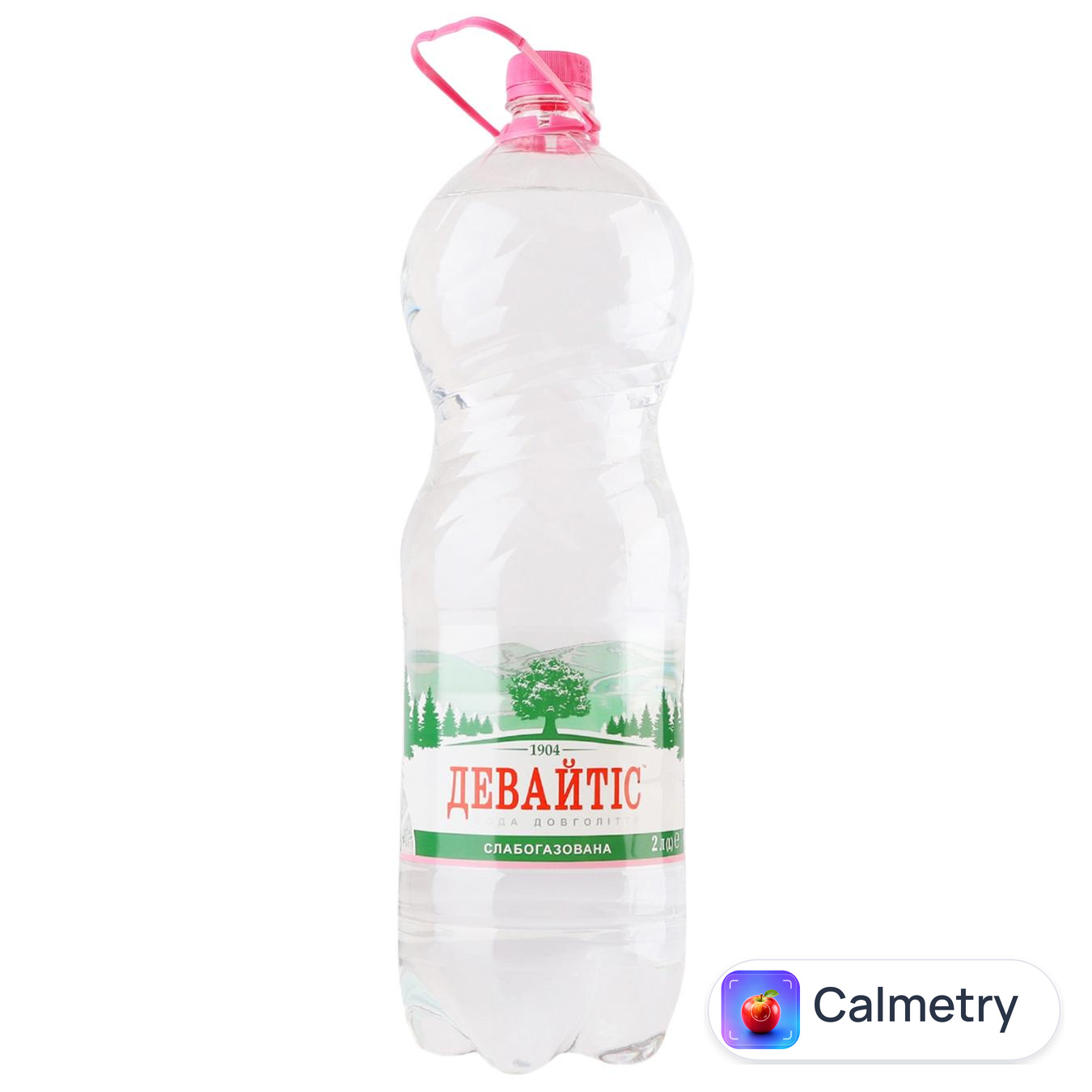 Вода мінеральна Девайтіс слабогазована 2л — фото продукту