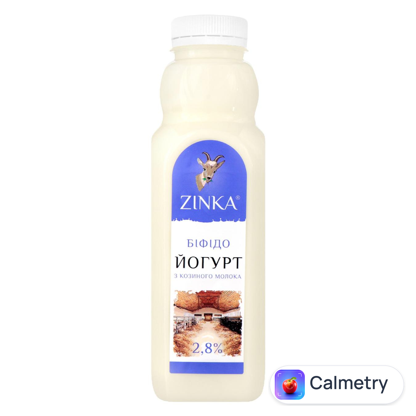 Біфідойогурт Zinka з козячого молока 2,8% 510г