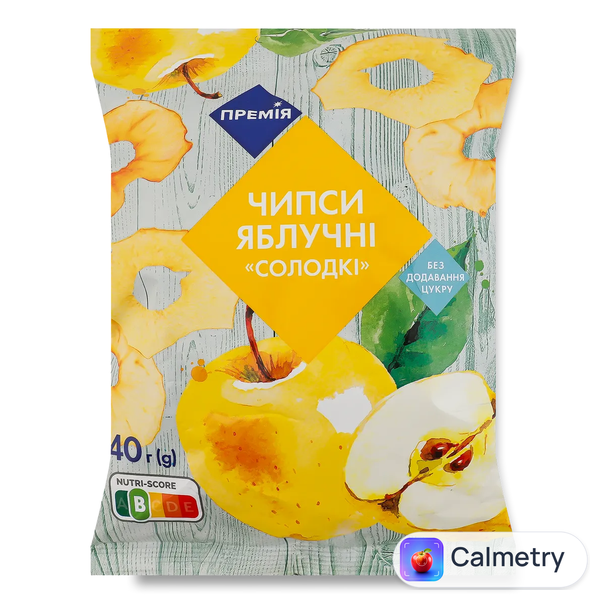 Чипси яблучні «Премія»® солодкі 40г