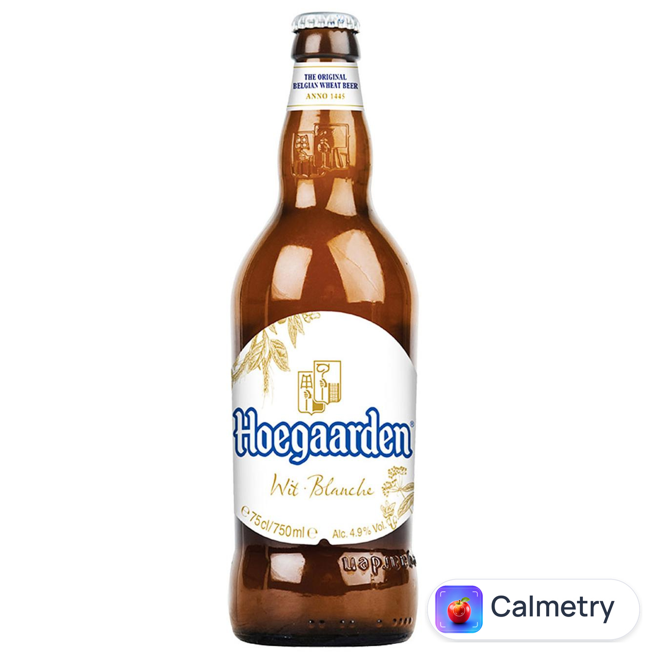 Пиво Hoegaarden Wit-Blanche світле 4,9% 0,75л — фото продукту