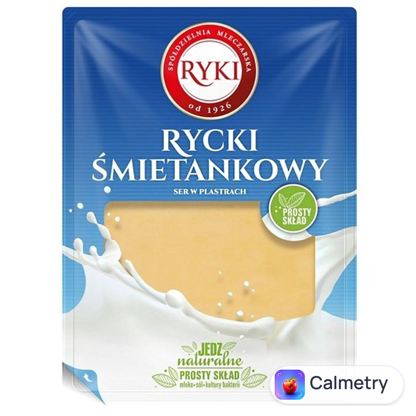 Сир Ryki Сметанковий нарізаний 135г