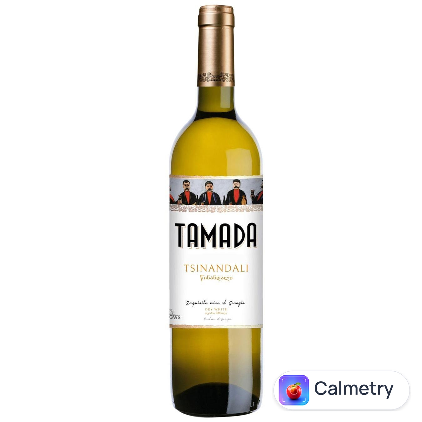 Вино Tamada Цинандалі біле сухе 13% 0,75л — фото продукту