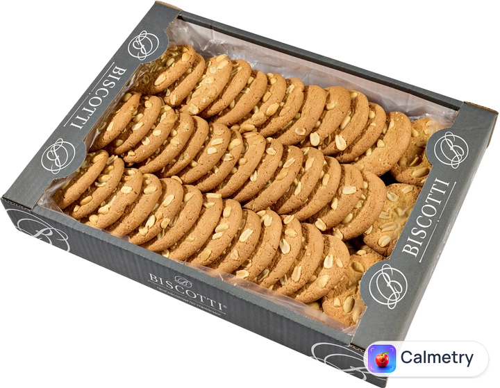 Печиво BISCOTTI Американське з арахісом 1.3 кг