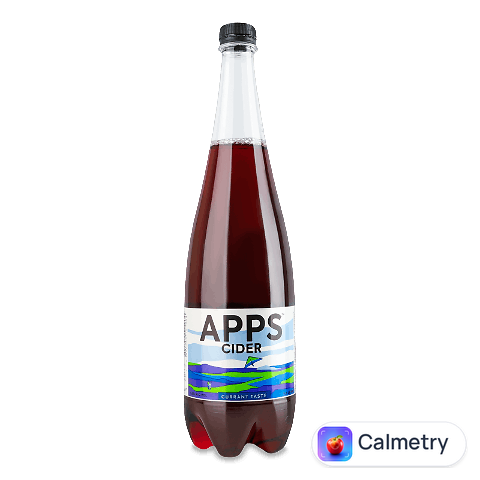 Сидр Apps чорна смородина-лаванда солодкий газований, 1л