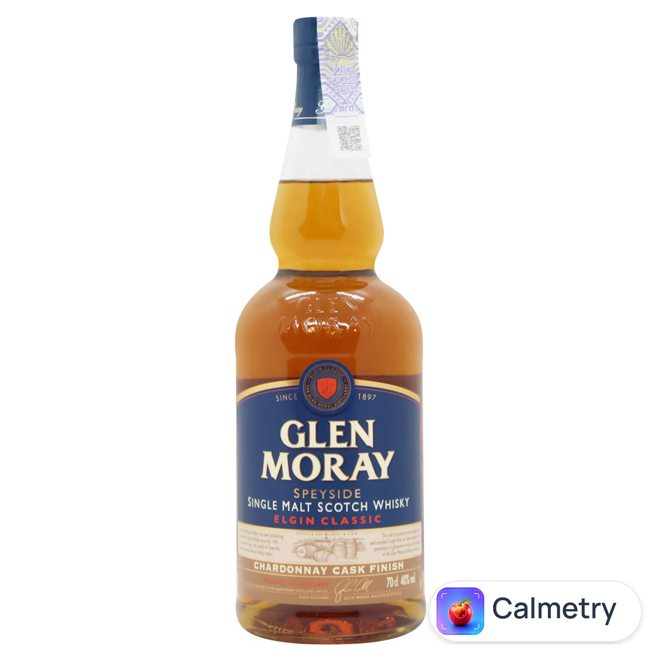 Віскі Glen Moray Classic Chardonnay 40% 0,7л у коробці
