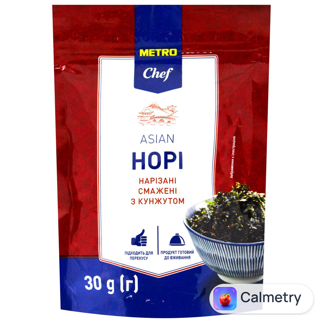 Норі Metro Chef нарізані смажені з кунжутом 30г