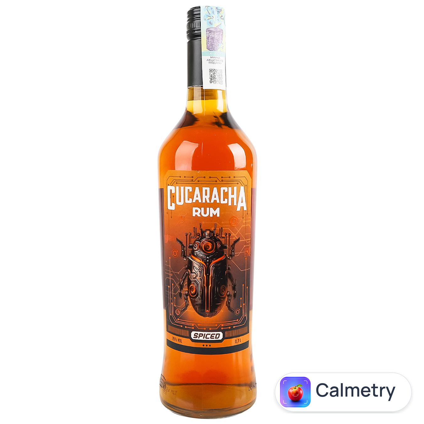 Ромовий напій Cucaracha Spiced Gold 35% 0,7л — фото продукту