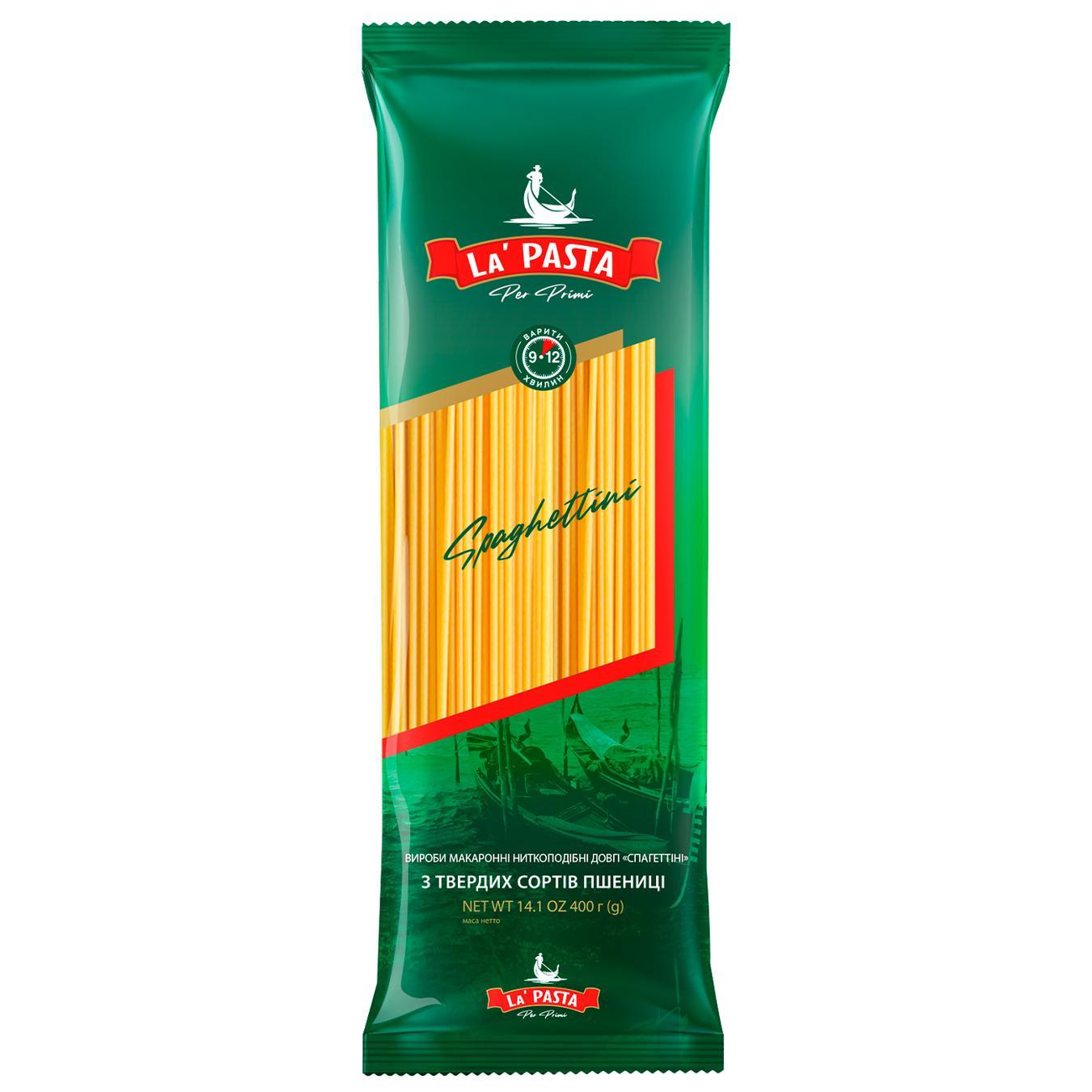 Макаронні вироби La Pasta Per Primi спагеттіні 400г — фото продукту