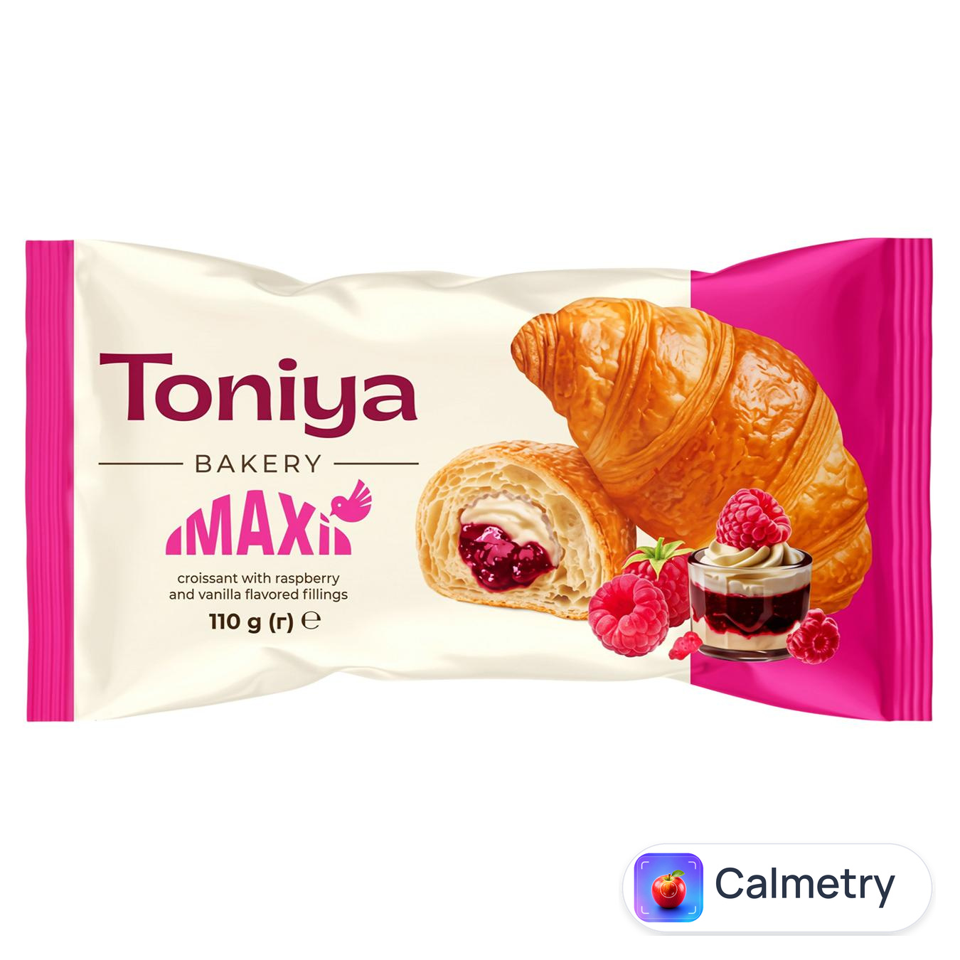 Круасан Toniya Maxi малина та ваніль 110г — фото продукту