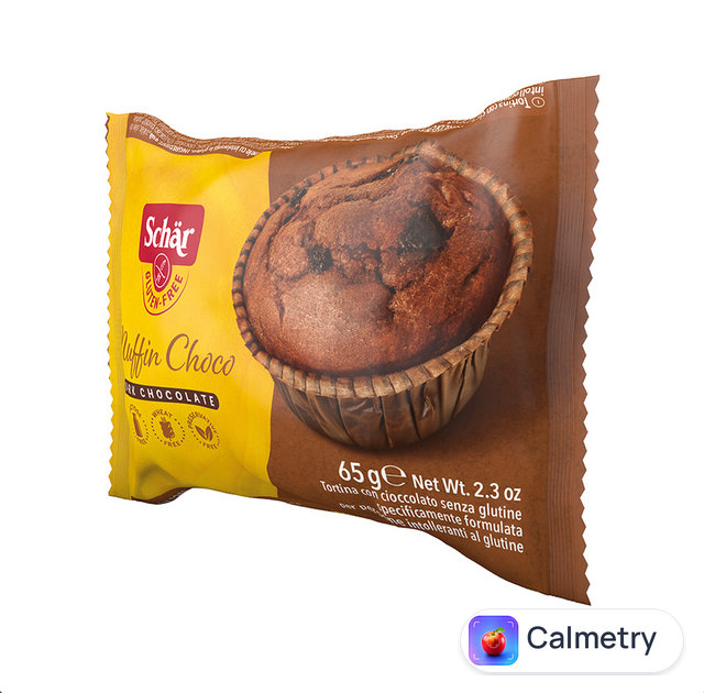Маффін без глютену шоколадний зі шматочками шоколаду "Muffin Choco" Dr. Schar 65 g