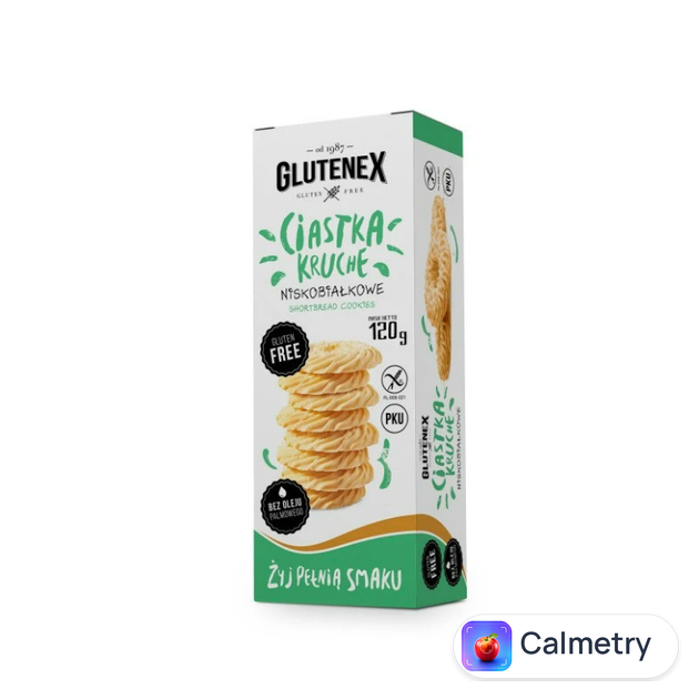 Печиво без глютену пісочне низькобілкове PKU Glutenex 120 г
