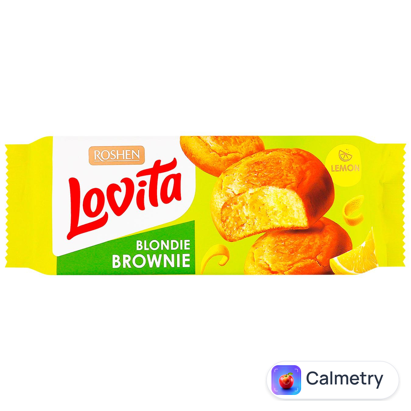 Печиво Roshen Lovita Blondie Brownie з лимоном 152г — фото продукту