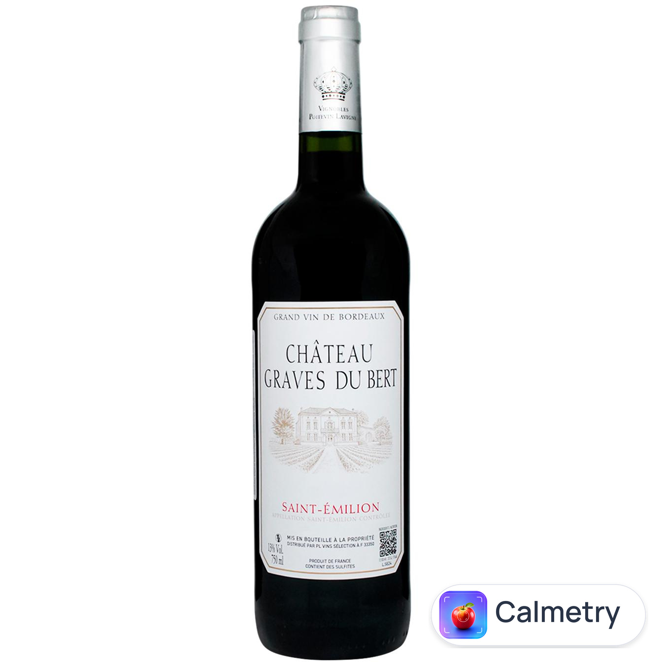 Вино Chateau Graves Du Bert Saint-Emilion червоне сухе 13% 0,75л