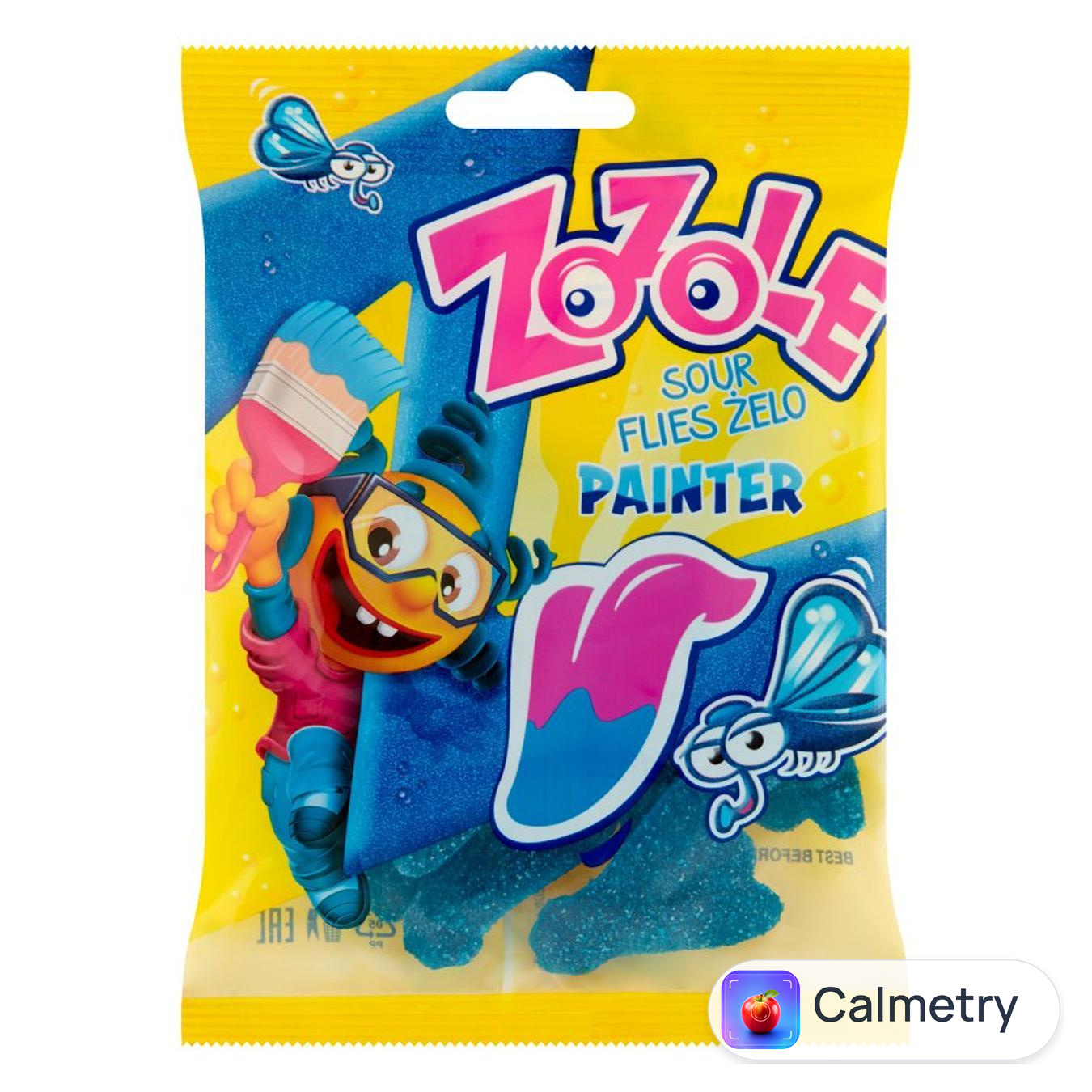 Цукерки Zozole Painter желейні зі смаком малини 75г — фото продукту