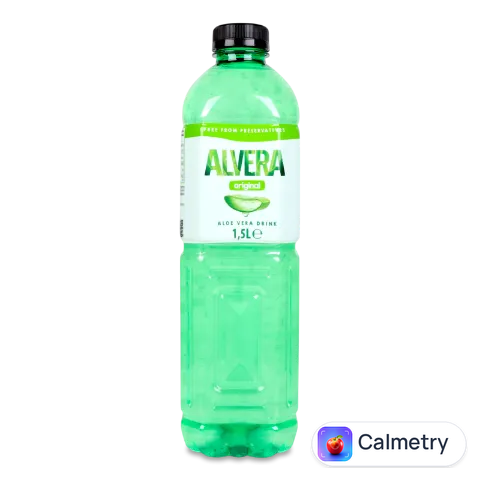 Напій Alvera Класік зі шматочками алое 6% 1,5л