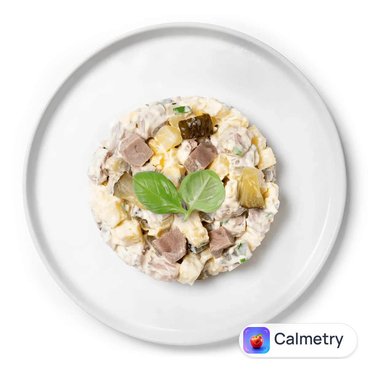 Салат зі свининою і солоними огірками по-баварськи