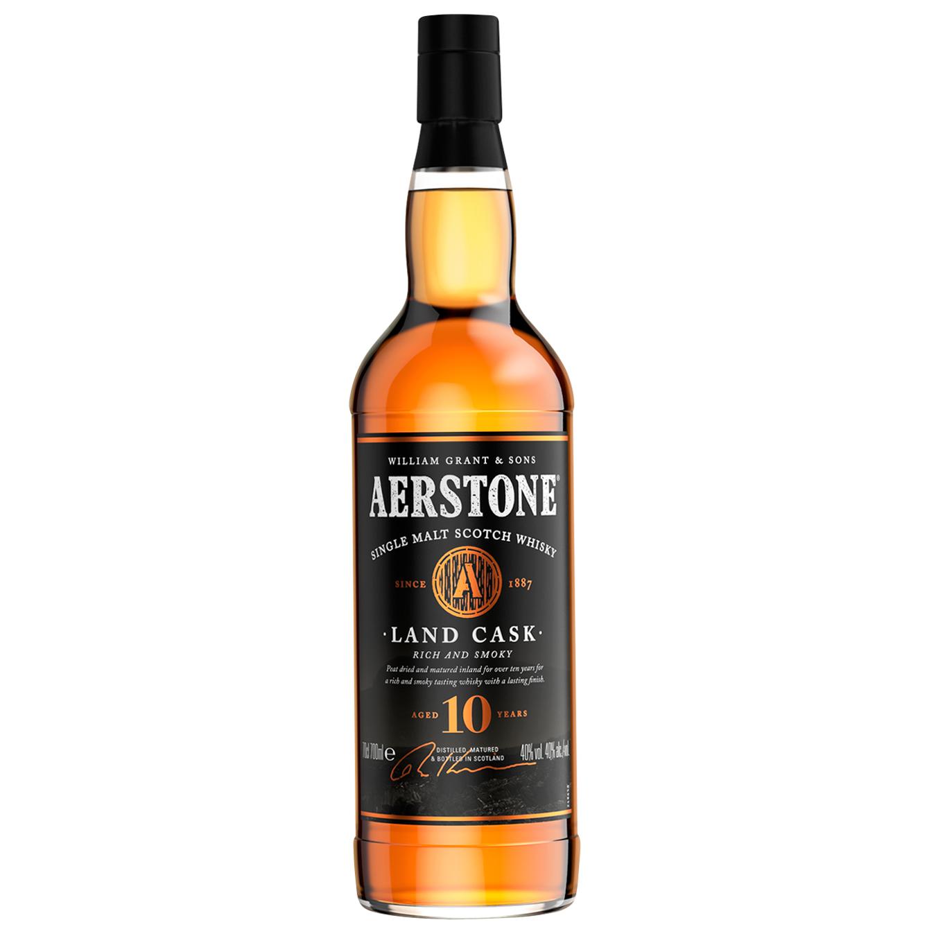Віскі Aerstone Land Cask 10 років 40% 0,7л — фото продукту