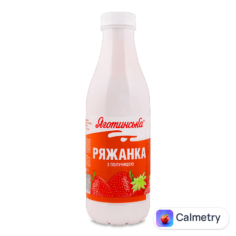 Ряжанка Яготинська з полуницею 2,9%, пет, 750г
