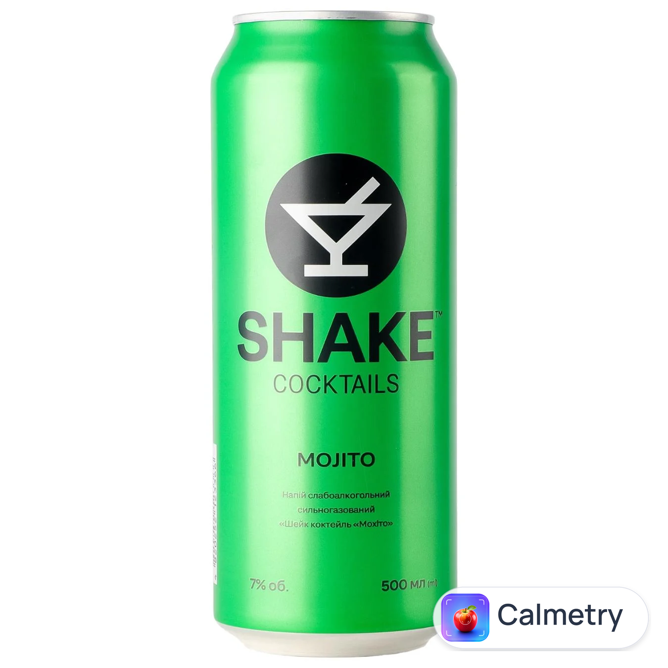Напій слабоалкогольний Shake Mojito сильногазований 7% 0,5л