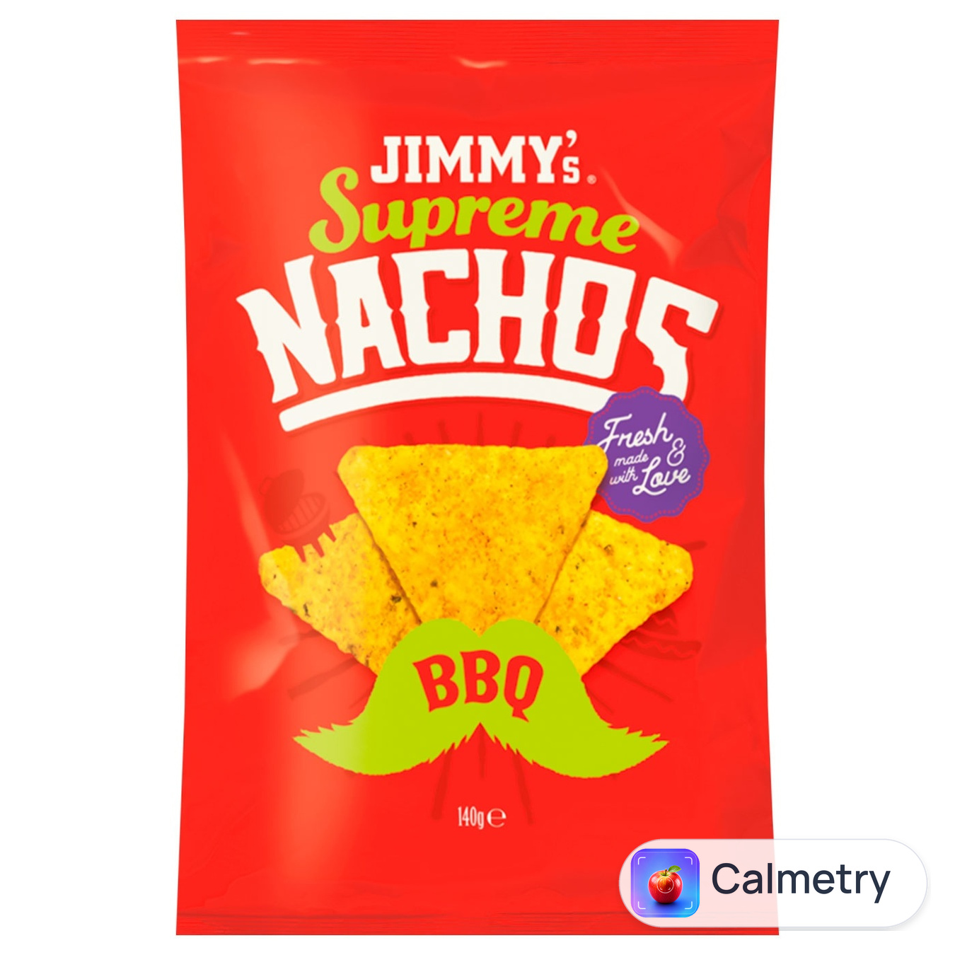 Чипси Jimmy's Supreme Начос BBQ кукурудзяні 140г