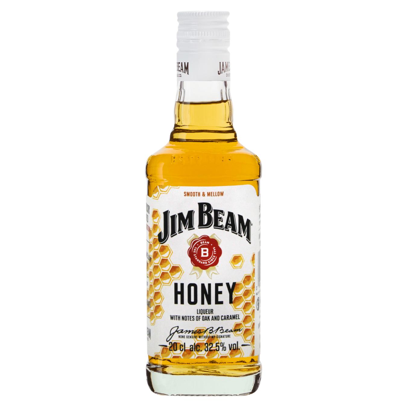 Лікер Jim Beam Honey 32,5% 200мл — фото продукту
