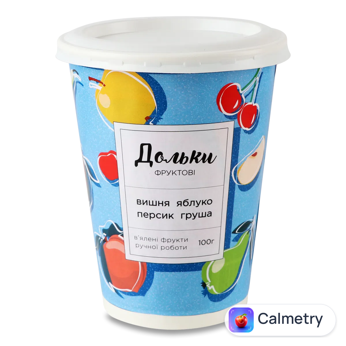Фрукти «Лавка Традицій» «Сетно» «Дольки» вишня-яблуко-персик-груша в'ялена 100г