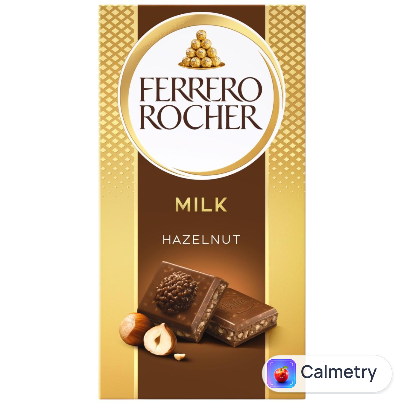 Шоколад молочний Ferrero Rocher з лісовими горіхами 90г