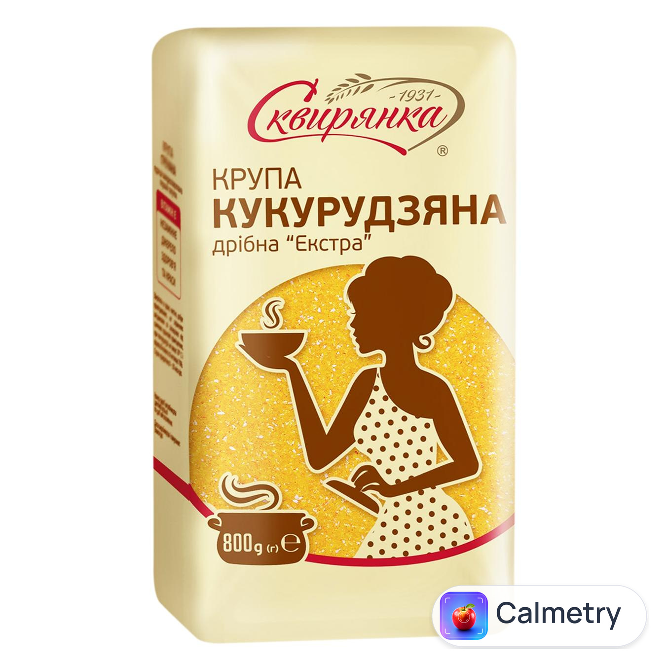 Крупа кукурудзяна Сквирянка дрібна Екстра 800г — фото продукту