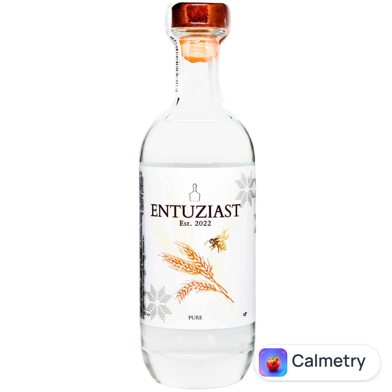 Дистилят медовий Entuziast Honey Spirit Pure 43% 0,5л