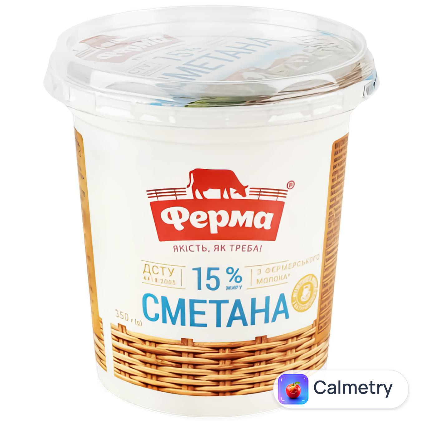 Сметана Ферма 15% 300г