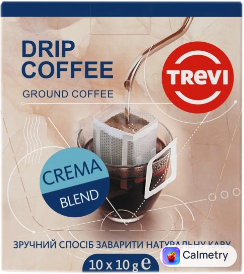 Бокс дріп-кави Trevi Crema 10 г x 10 шт