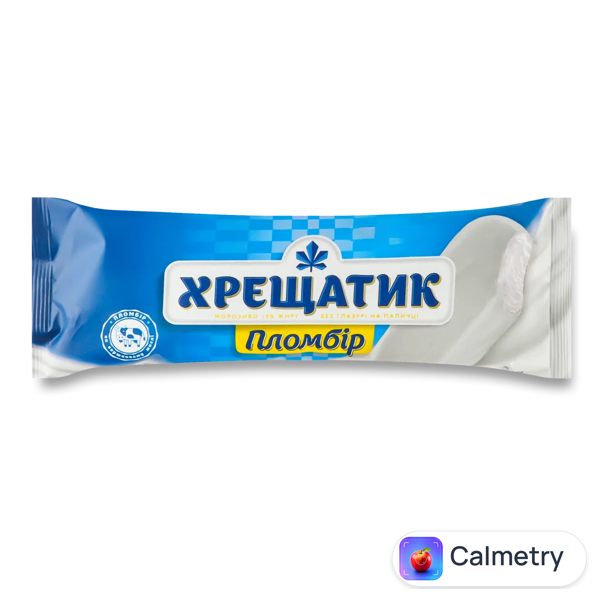 Морозиво «Хрещатик» пломбір без глазурі 15% 65г