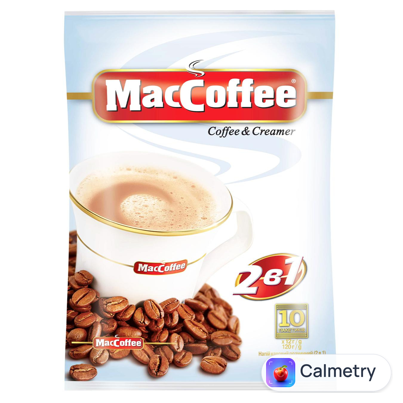 Напій кавовий MacCoffee 2в1 без цукру 12г*10шт