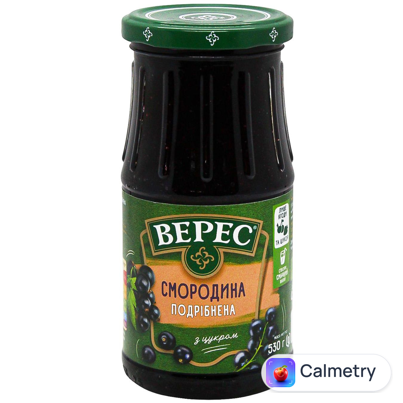 Смородина Верес подрібнена з цукром 530г