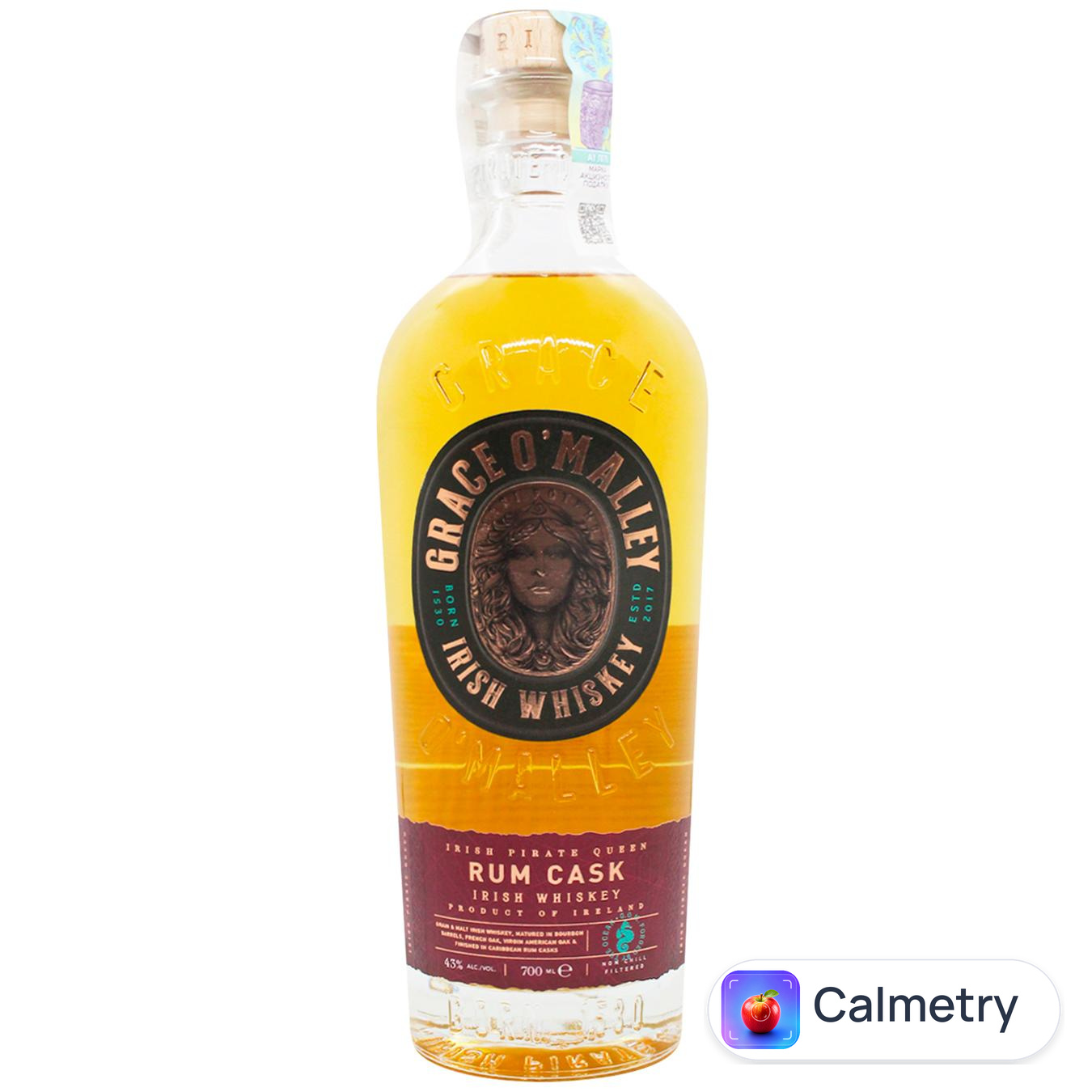 Віскі Grace O'Malley Rum Cask 43% 0,7л