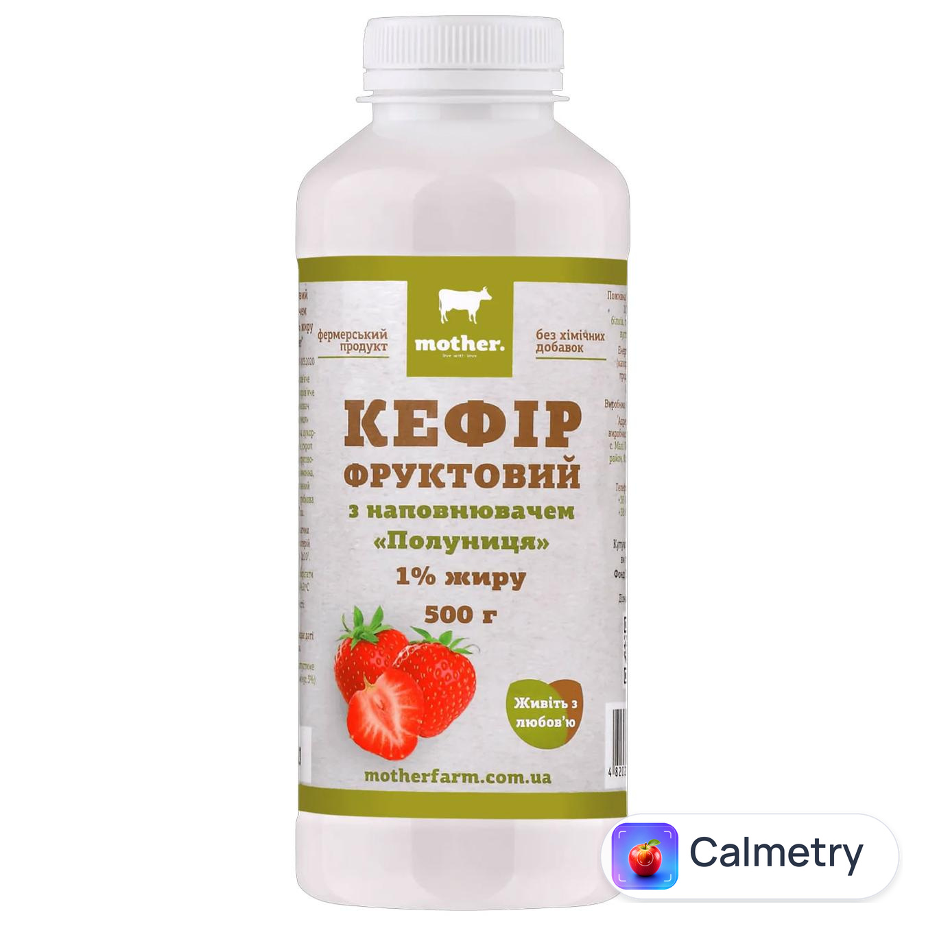 Кефір Mother Полуниця 1% 500г