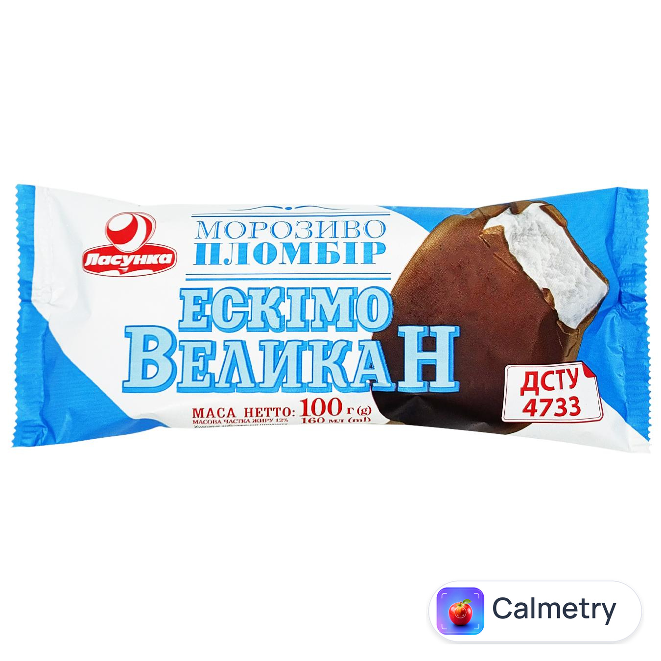 Морозиво Ласунка Великан 100г