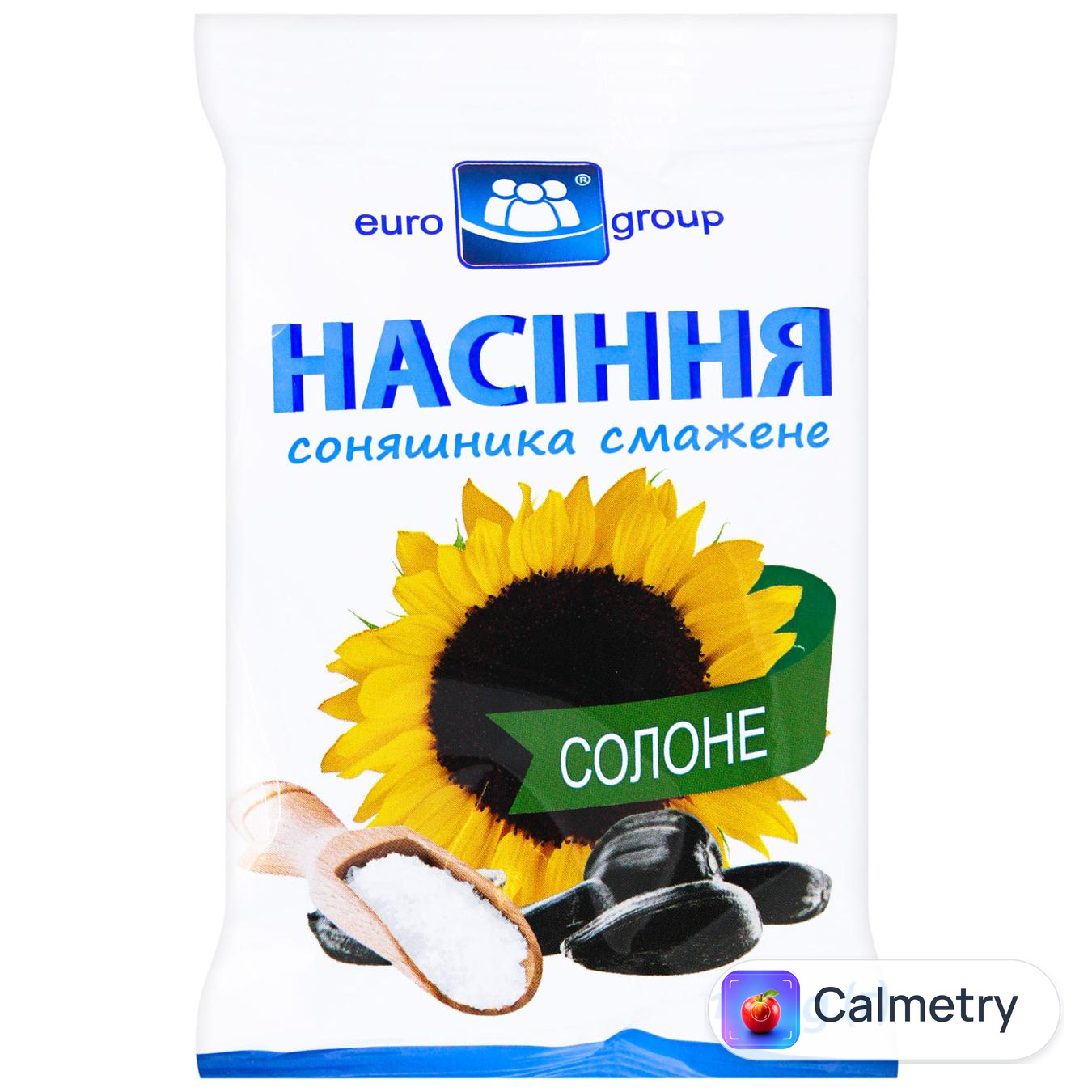 Насіння соняшника Eurogroup смажене солоне 100г
