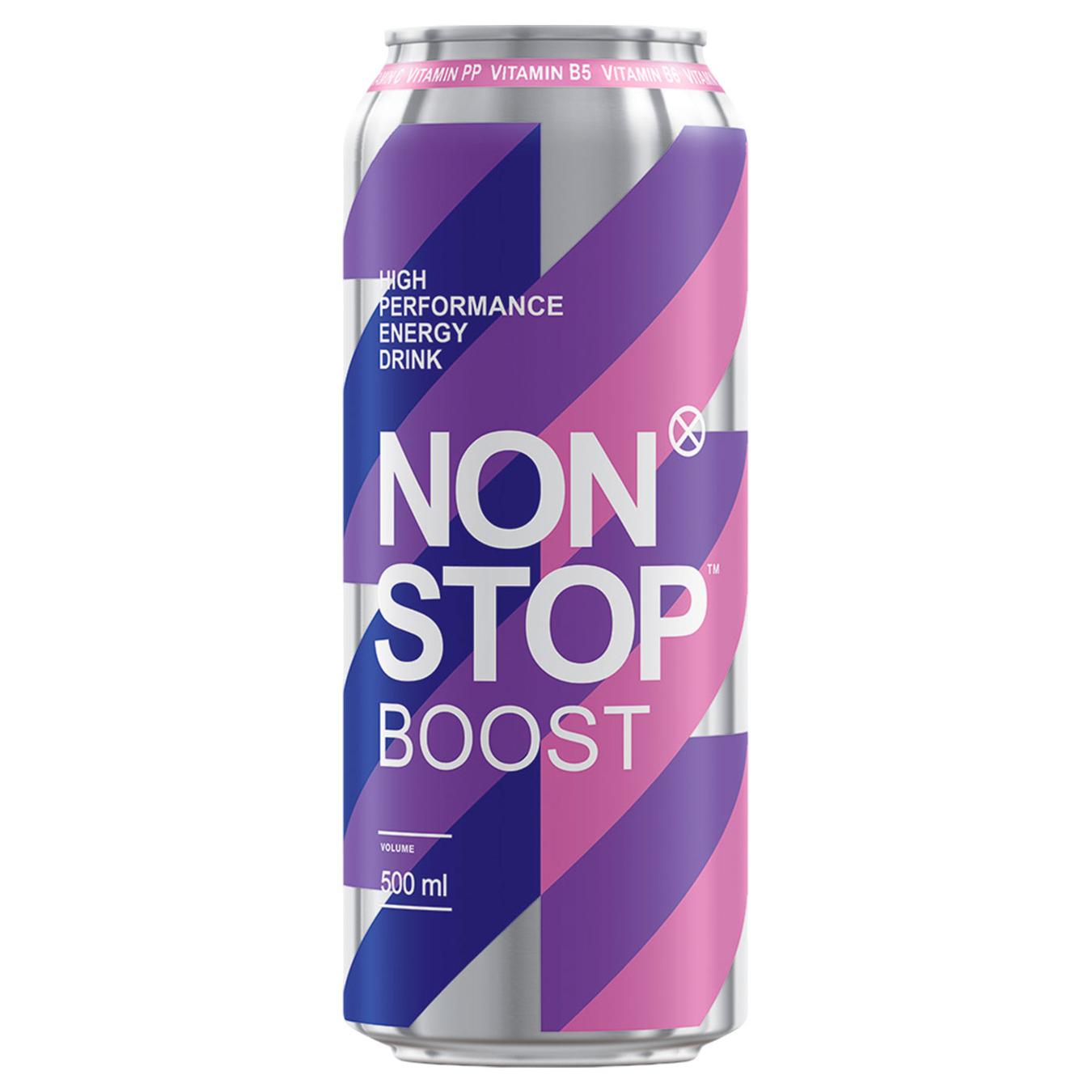 Напій енергетичний Non Stop Boost 0,5л — фото продукту