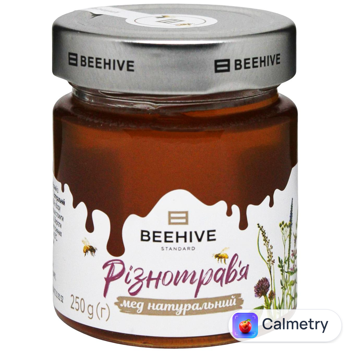 Мед Beehive Standard Різнотрав'я 250г — фото продукту